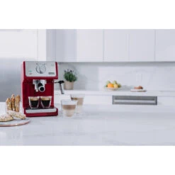 DeLonghi ECP3220R Pump Driven Espresso Machine - Red -Coffee Discount Store 0132104193 04