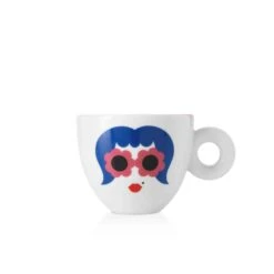 Illy Art Collection Olimpia Zagnoli Cappuccino Cups - Set Of 2 -Coffee Discount Store 19017 Zagnoli capp taz front 4