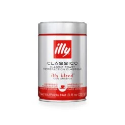 Illy Ground Espresso Classico Coffee - Medium Roast
