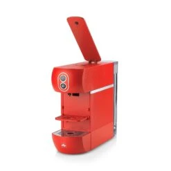Illy E.S.E. Pod Coffee Machine - Red -Coffee Discount Store 2020 illyESE Machine at Angle open
