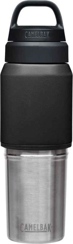 Camelbak MultiBev 17 Oz Bottle / 12 Oz Cup In Black -Coffee Discount Store 2412001051 V5