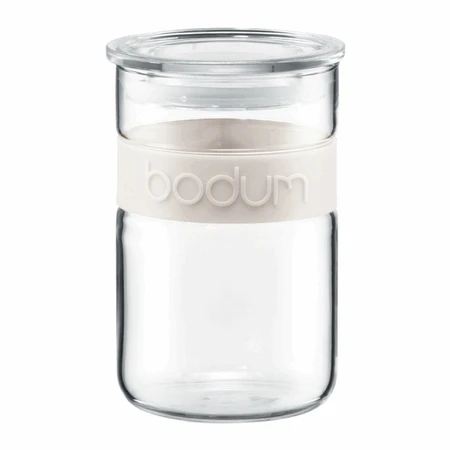 Bodum Presso 20 Fl Oz Storage Jar In White 1 Bodum Presso 20 Fl Oz Storage Jar In White