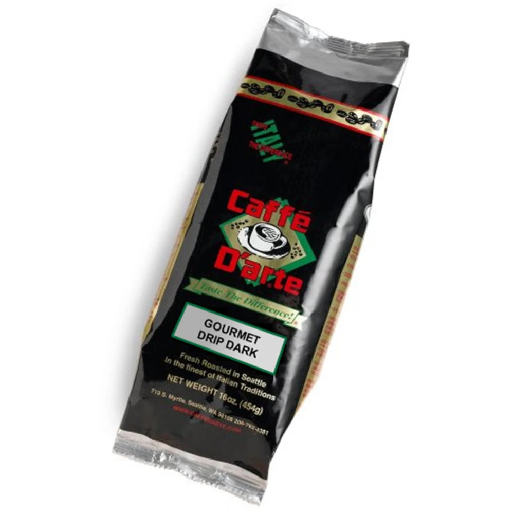 Caffé D’arte Gourmet Drip Dark Roast Whole Bean 1 Caffé D’arte Gourmet Drip Dark Roast Whole Bean