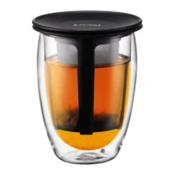 Bodum 12oz Tea For One With Strainer In Black