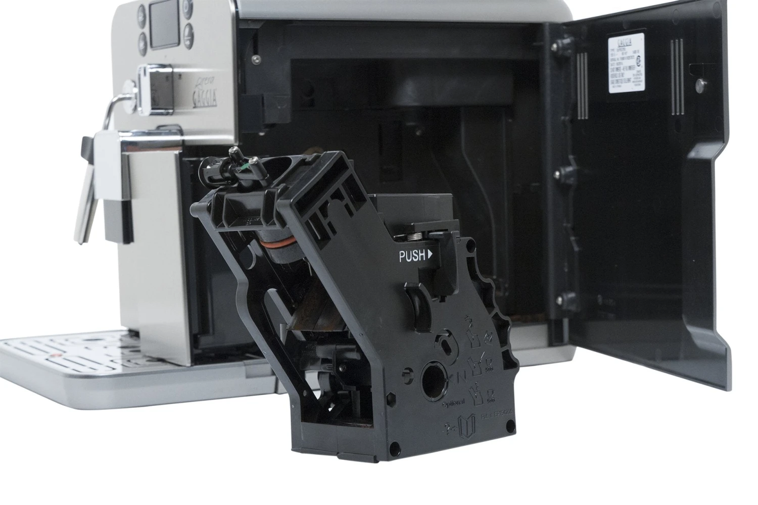 Gaggia Brera Cappuccino Espresso Machine In Silver - Image 12