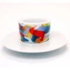 Francis Francis! Mou Cup And Saucer Red/Lightblue
