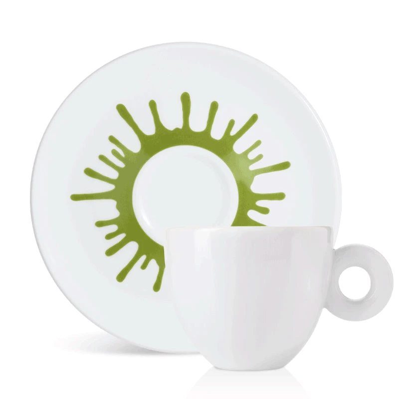 Illy Art Collection Ai Weiwei Set Of 4 Cappuccino Cups 4 Illy Art Collection Ai Weiwei Set Of 4 Cappuccino Cups - Image 4