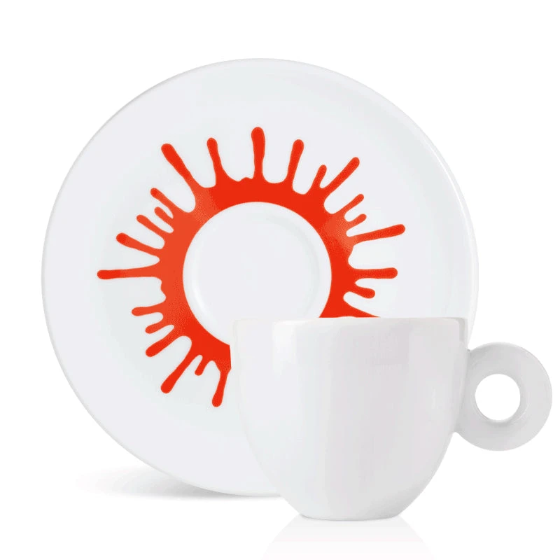 Illy Art Collection Ai Weiwei Set Of 4 Cappuccino Cups 5 Illy Art Collection Ai Weiwei Set Of 4 Cappuccino Cups - Image 5