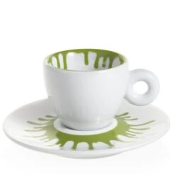 Illy Art Collection Ai Weiwei Set Of 4 Espresso Cups 12 Illy Art Collection Ai Weiwei Set Of 4 Espresso Cups -Coffee Discount Store AiWeiwei EspressoGreen