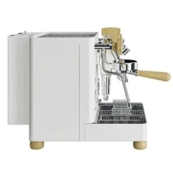 Lelit Bianca V3 Dual Boiler Espresso Machine - Matte White -Coffee Discount Store BiancaV3MatteWhite Side