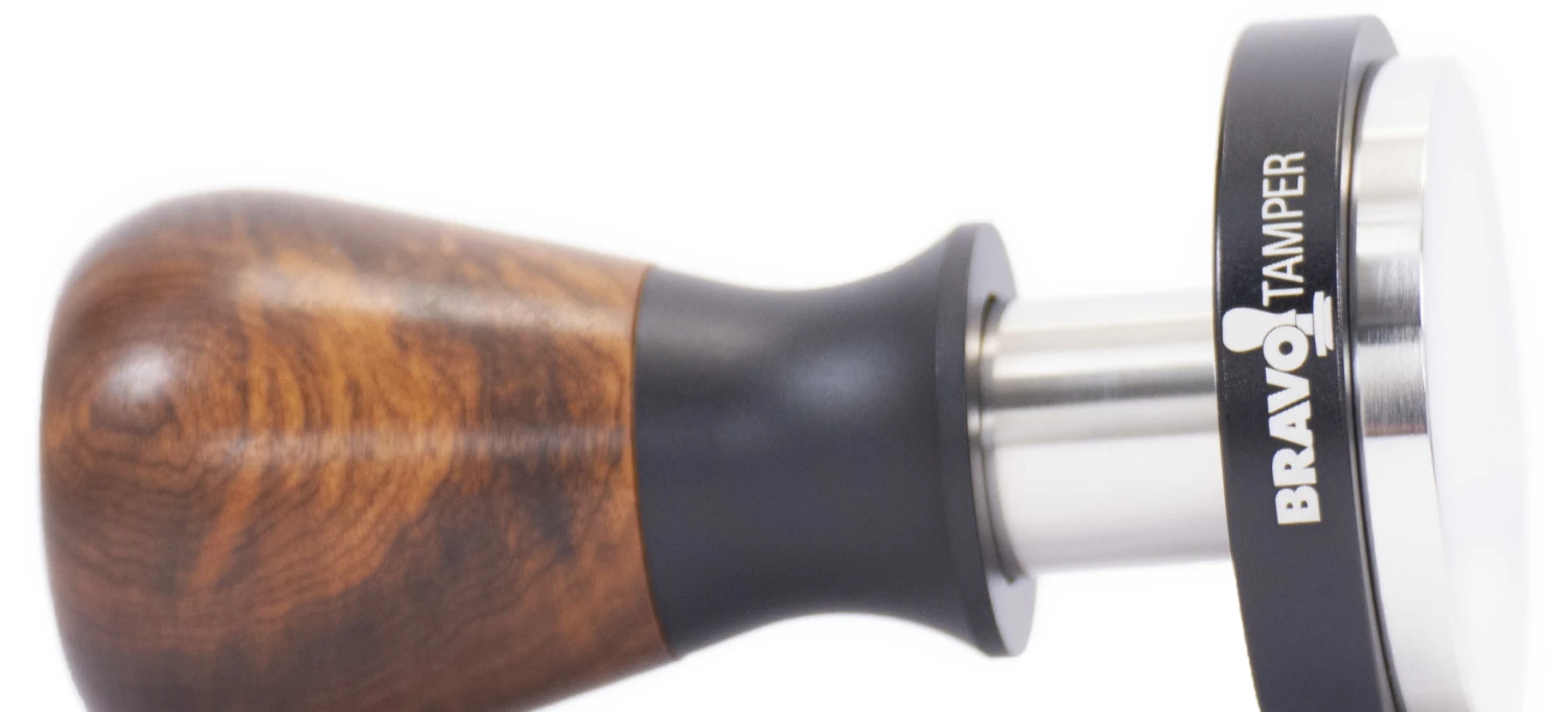 Bravo Espresso Tamper Dark Wood Handle 58.5 Mm 7 Bravo Espresso Tamper Dark Wood Handle 58.5 Mm - Image 7