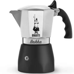 Bialetti Brikka 2-Cup Moka Pot With High Pressure Valve