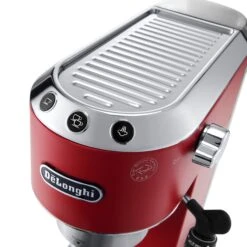 DeLonghi EC685R Dedica DeLuxe Pump Espresso Machine - Red -Coffee Discount Store EC685R Control Panel