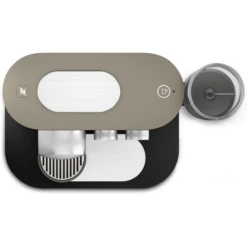 Nespresso Expert Espresso Machine By DeLonghi With Aeroccino - Anthracite Gray -Coffee Discount Store EN350G Overhead