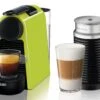 Nespresso Essenza Mini Espresso Machine By DeLonghi With Aeroccino - Lime Green