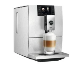 JURA ENA 8 Espresso Machine - Massive Aluminum 18 JURA ENA 8 Espresso Machine - Massive Aluminum -Coffee Discount Store ENA 8 Massive Aluminum angle latte macchiato