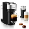 Nespresso Vertuo Next Deluxe Espresso Machine By DeLonghi With Aeroccino - Chrome