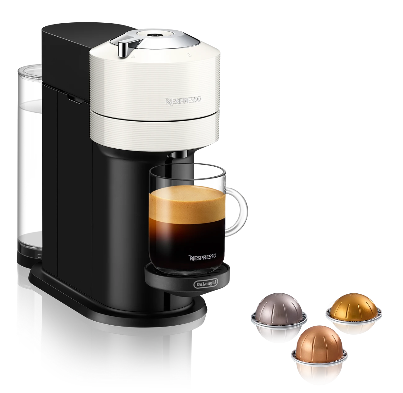 Nespresso Vertuo Next Espresso Machine By DeLonghi - White 2 Nespresso Vertuo Next Espresso Machine By DeLonghi - White - Image 2