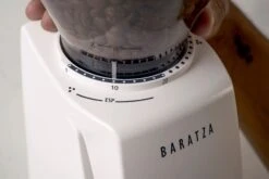 Baratza Encore ESP Coffee And Espresso Grinder - White -Coffee Discount Store EncoreESP Lifestyle TMC 24 Resized