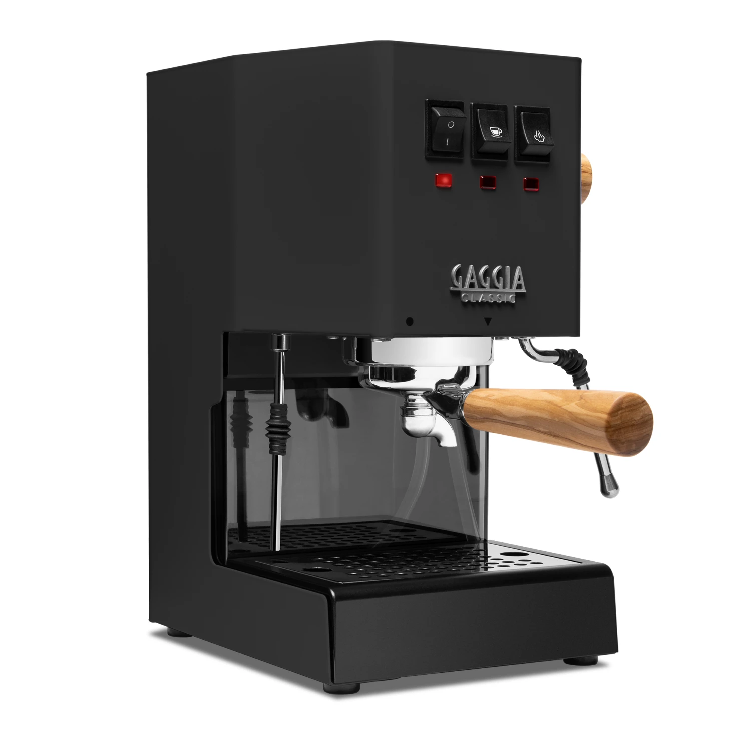 Gaggia Classic Evo Pro Espresso Machine In Thunder Black With Olive Wood 3 Gaggia Classic Evo Pro Espresso Machine In Thunder Black With Olive Wood - Image 3