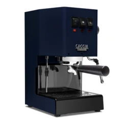 Gaggia Classic Evo Pro Espresso Machine In Classic Blue With Blackened Oak 10 Gaggia Classic Evo Pro Espresso Machine In Classic Blue With Blackened Oak -Coffee Discount Store GACLASSICEVOPROBLUBO Blue Oak Single EVO 1153