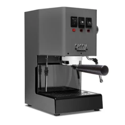 Gaggia Classic Evo Pro Espresso Machine In Industrial Grey With Blackened Oak