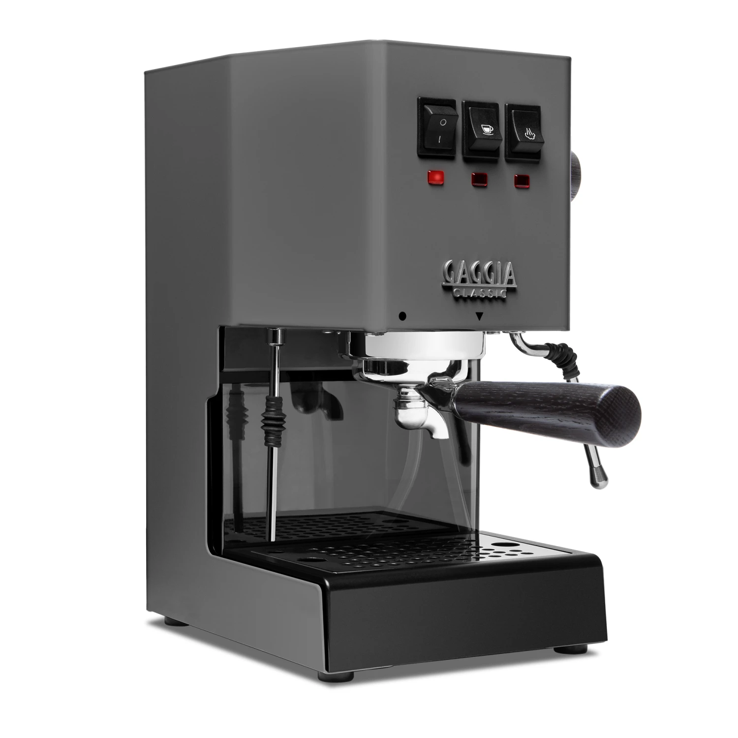 Gaggia Classic Evo Pro Espresso Machine In Industrial Grey With Blackened Oak 3 Gaggia Classic Evo Pro Espresso Machine In Industrial Grey With Blackened Oak - Image 3