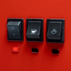 Gaggia Classic Evo Pro Espresso Machine In Lobster Red With Tiger Maple -Coffee Discount Store GACLASSICEVOPROORG 0012 cb372ebd ba6d 4560 b42f 8785740e7053