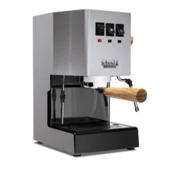 Gaggia Classic Evo Pro Semi-Automatic Espresso Machine With Olive Wood