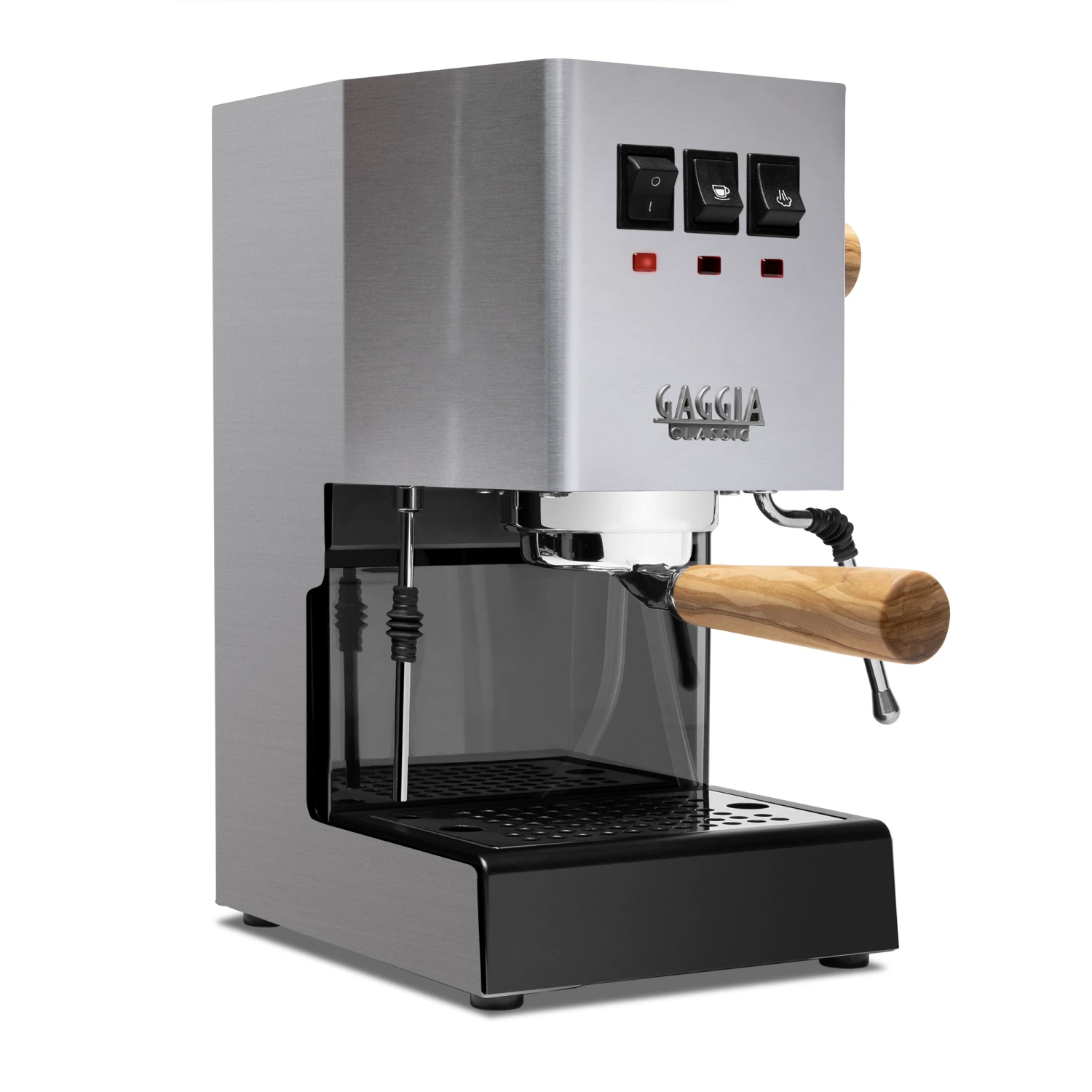 Gaggia Classic Evo Pro Semi-Automatic Espresso Machine With Olive Wood 1 Gaggia Classic Evo Pro Semi-Automatic Espresso Machine With Olive Wood