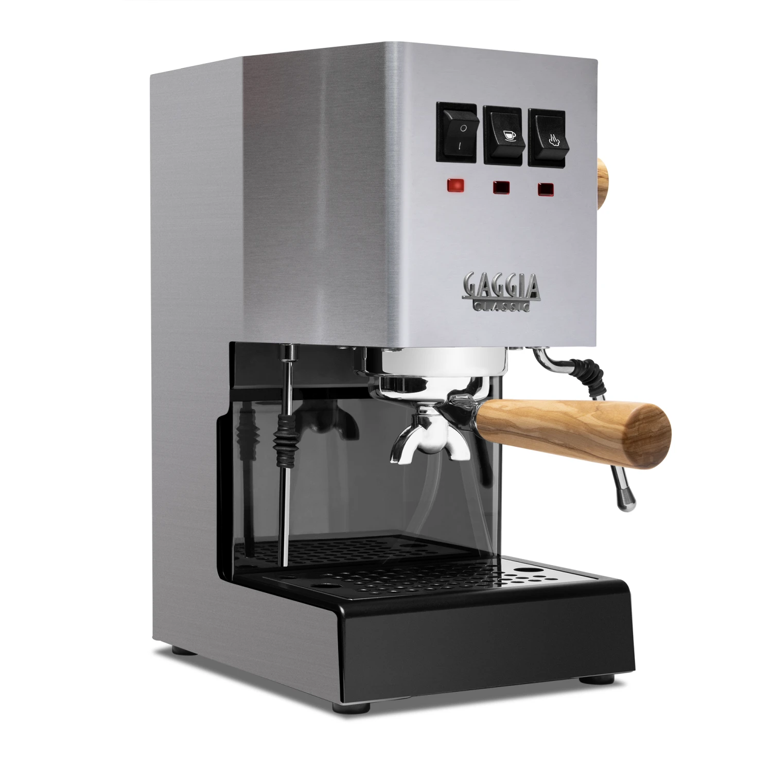 Gaggia Classic Evo Pro Semi-Automatic Espresso Machine With Olive Wood 2 Gaggia Classic Evo Pro Semi-Automatic Espresso Machine With Olive Wood - Image 2