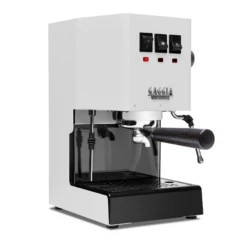 Gaggia Classic Evo Pro Espresso Machine In Polar White With Blackened Oak 9 Gaggia Classic Evo Pro Espresso Machine In Polar White With Blackened Oak -Coffee Discount Store GACLASSICEVOPROWHTBO White Oak Single EVO 1153