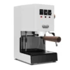 Gaggia Classic Evo Pro Espresso Machine In Polar White With Walnut