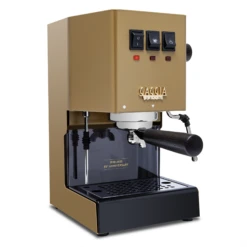 Gaggia Classic Evo Pro - 85th Anniversary Limited Edition With Blackened Oak -Coffee Discount Store GACLASSICGOLDBOSNG