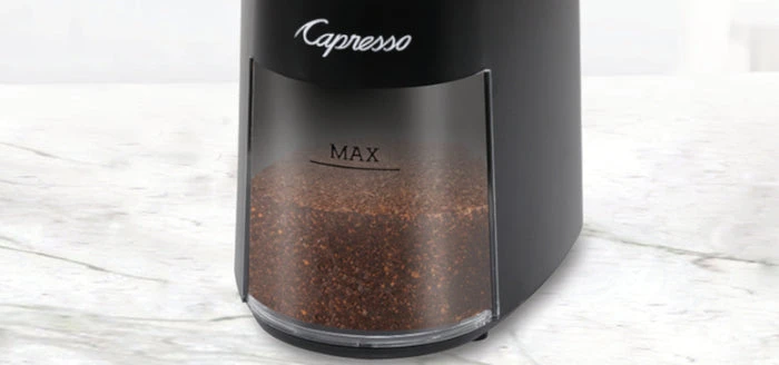 Capresso Infinity Plus Conical Burr Coffee Grinder In Black 9 Capresso Infinity Plus Conical Burr Coffee Grinder In Black - Image 9