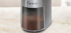 Capresso Infinity Plus Conical Burr Coffee Grinder In Metal -Coffee Discount Store GroundsBin Grid4 a82c82a4 ef95 404a 93b4 03dd1ac1bdca
