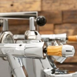ECM Synchronika Espresso Machine With Flow Control - Olive Wood -Coffee Discount Store IMG 2397
