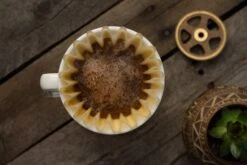 Saint Anthony Industries F70 Ceramic Flatbottom Pourover Brewer - Mahoney Brown -Coffee Discount Store IMG 36563 240c2c11 742c 4784 bed7 3c61ac3b0deb