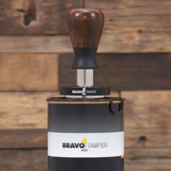 Bravo Espresso Tamper Dark Wood Handle 54.7mm 10 Bravo Espresso Tamper Dark Wood Handle 54.7mm -Coffee Discount Store IMG 4441