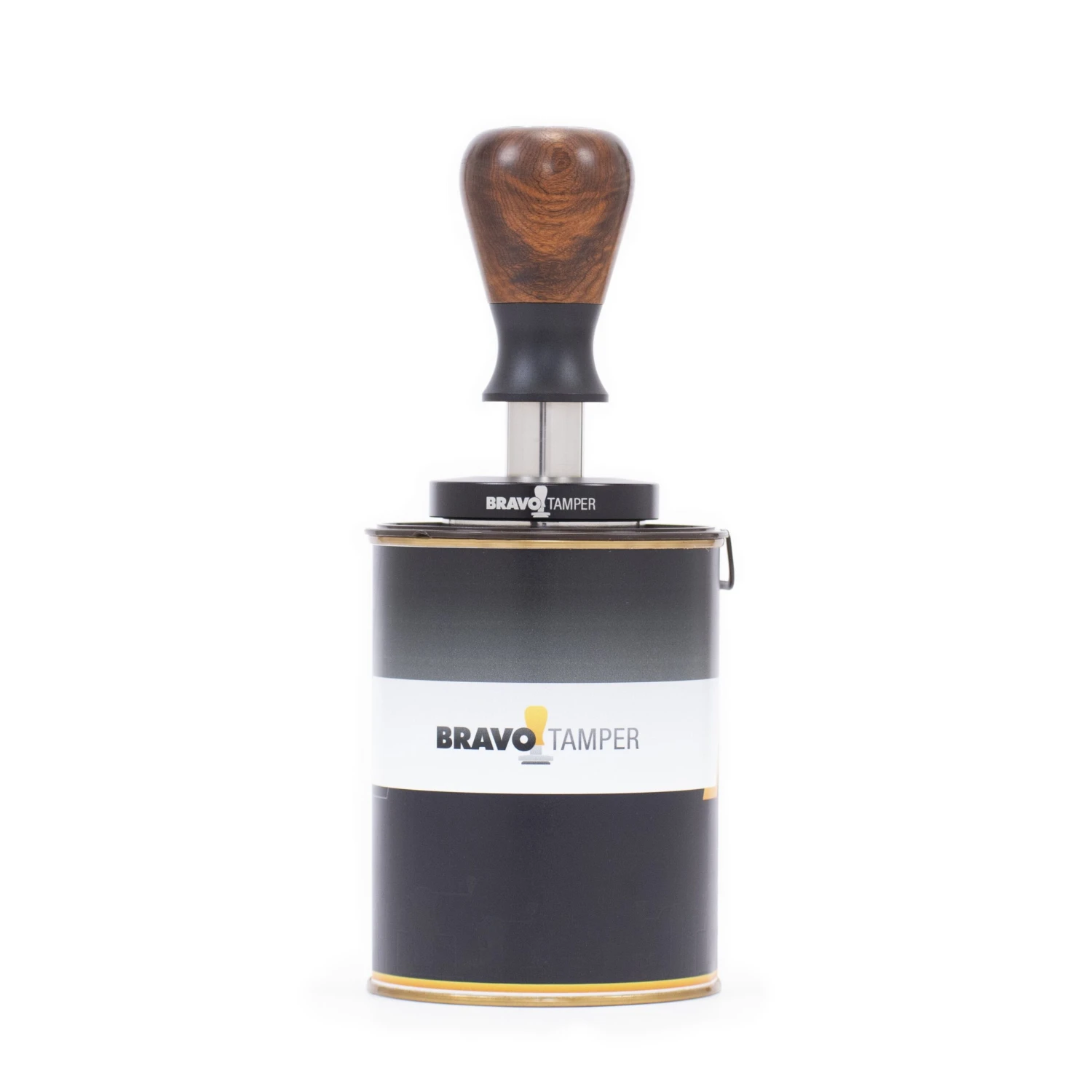 Bravo Espresso Tamper Dark Wood Handle 58.5 Mm 3 Bravo Espresso Tamper Dark Wood Handle 58.5 Mm - Image 3