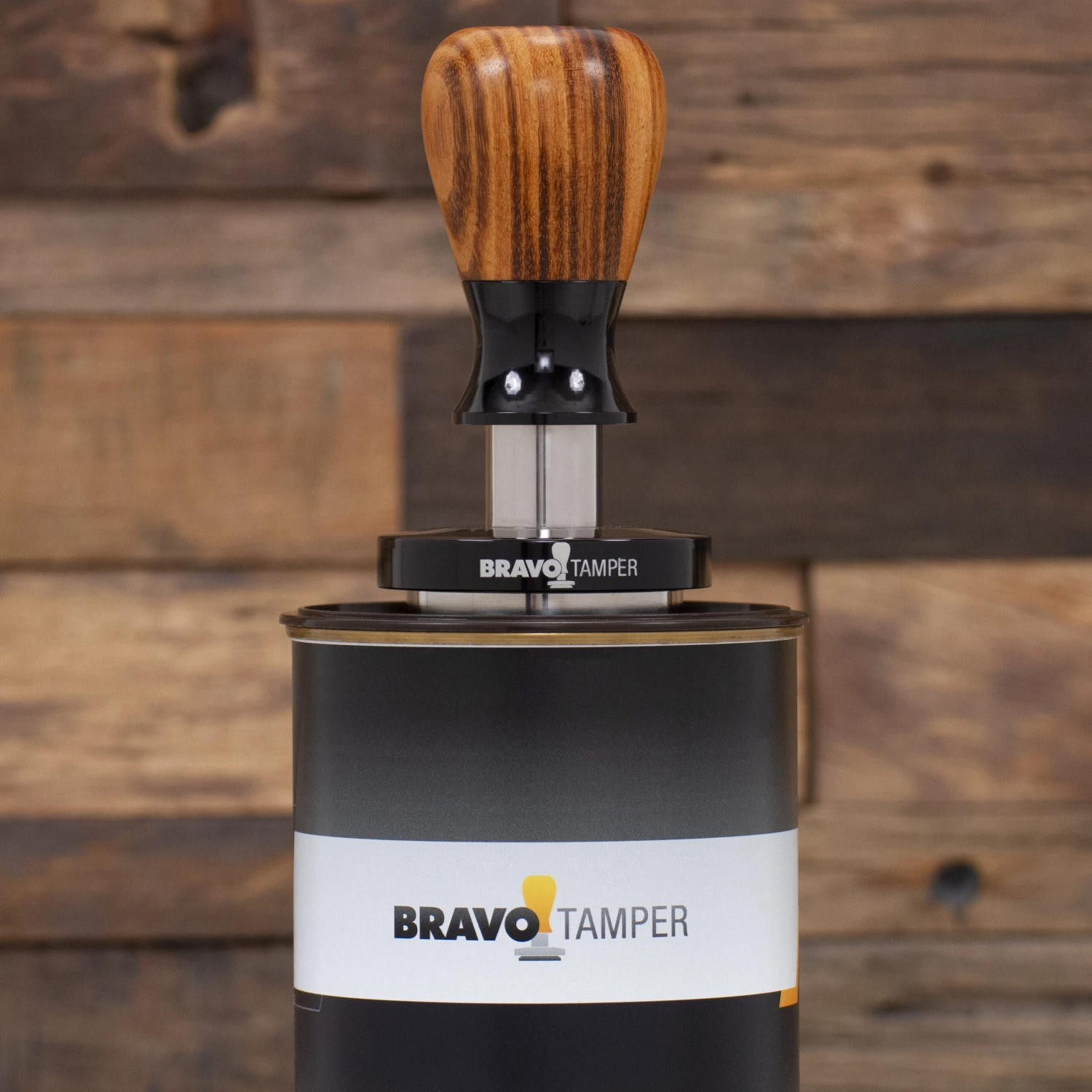 Bravo Espresso Tamper Light Wood Handle 54.7mm 4 Bravo Espresso Tamper Light Wood Handle 54.7mm - Image 4