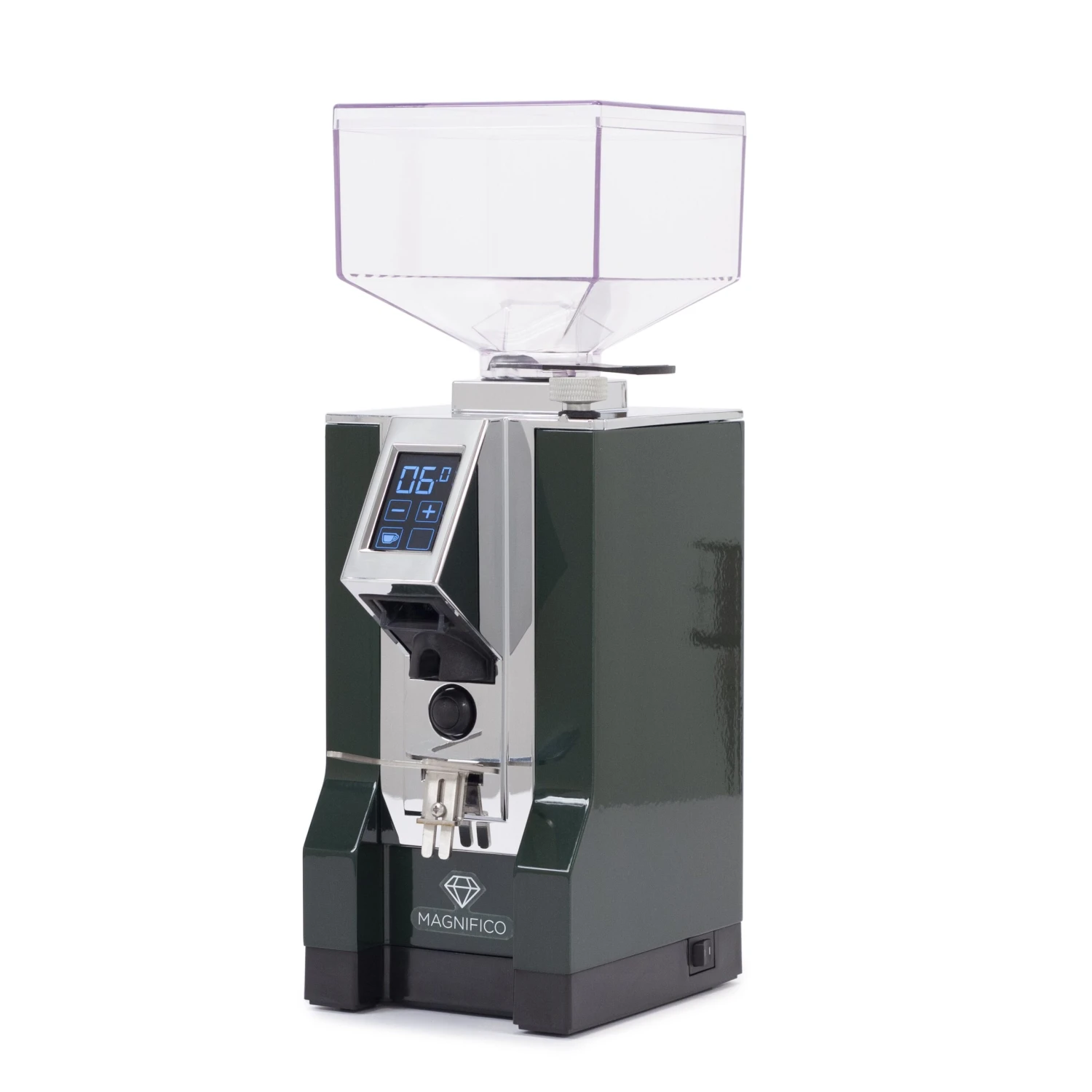 Eureka Mignon Magnifico Coffee Grinder In Gourmet Green 1 Eureka Mignon Magnifico Coffee Grinder In Gourmet Green