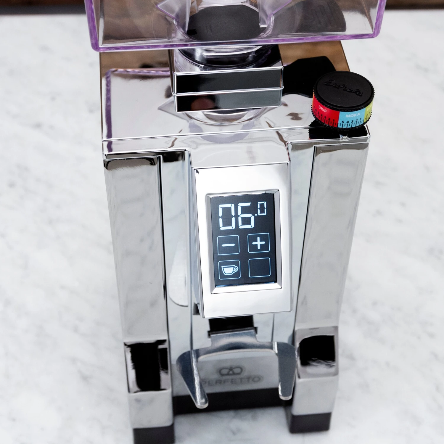 Eureka Mignon Perfetto Coffee Grinder In Chrome 5 Eureka Mignon Perfetto Coffee Grinder In Chrome - Image 5