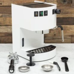 Bezzera New Hobby Espresso Machine In White -Coffee Discount Store IMG 8560
