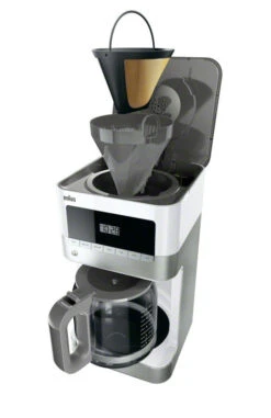 Braun KF6050WH BrewSense Coffee Maker In White -Coffee Discount Store KF6050 BrewSense WHITE US Exploded1