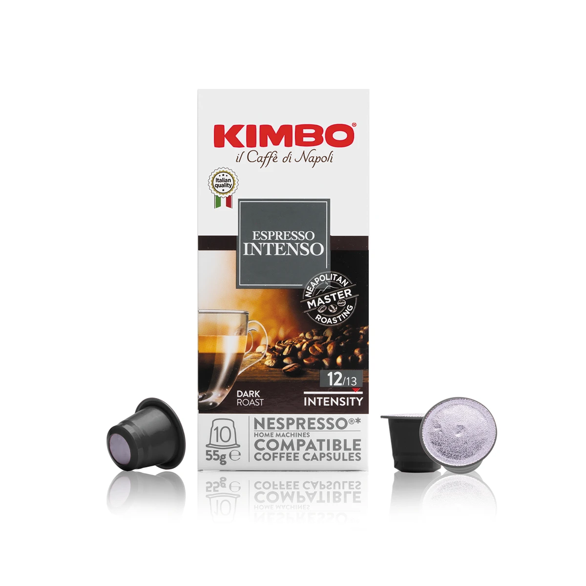 Kimbo Il Caffe Di Napoli Nespresso Original Compatible Capsules 10ct - Espresso Intenso 2 Kimbo Il Caffe Di Napoli Nespresso Original Compatible Capsules 10ct - Espresso Intenso - Image 2