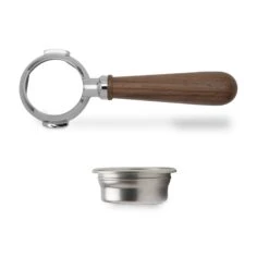 Lelit 58mm Bottomless Portafilter - Walnut 7 Lelit 58mm Bottomless Portafilter - Walnut -Coffee Discount Store Lelit58mmWalnutBottomlessPortafilter PortafilterandBasket