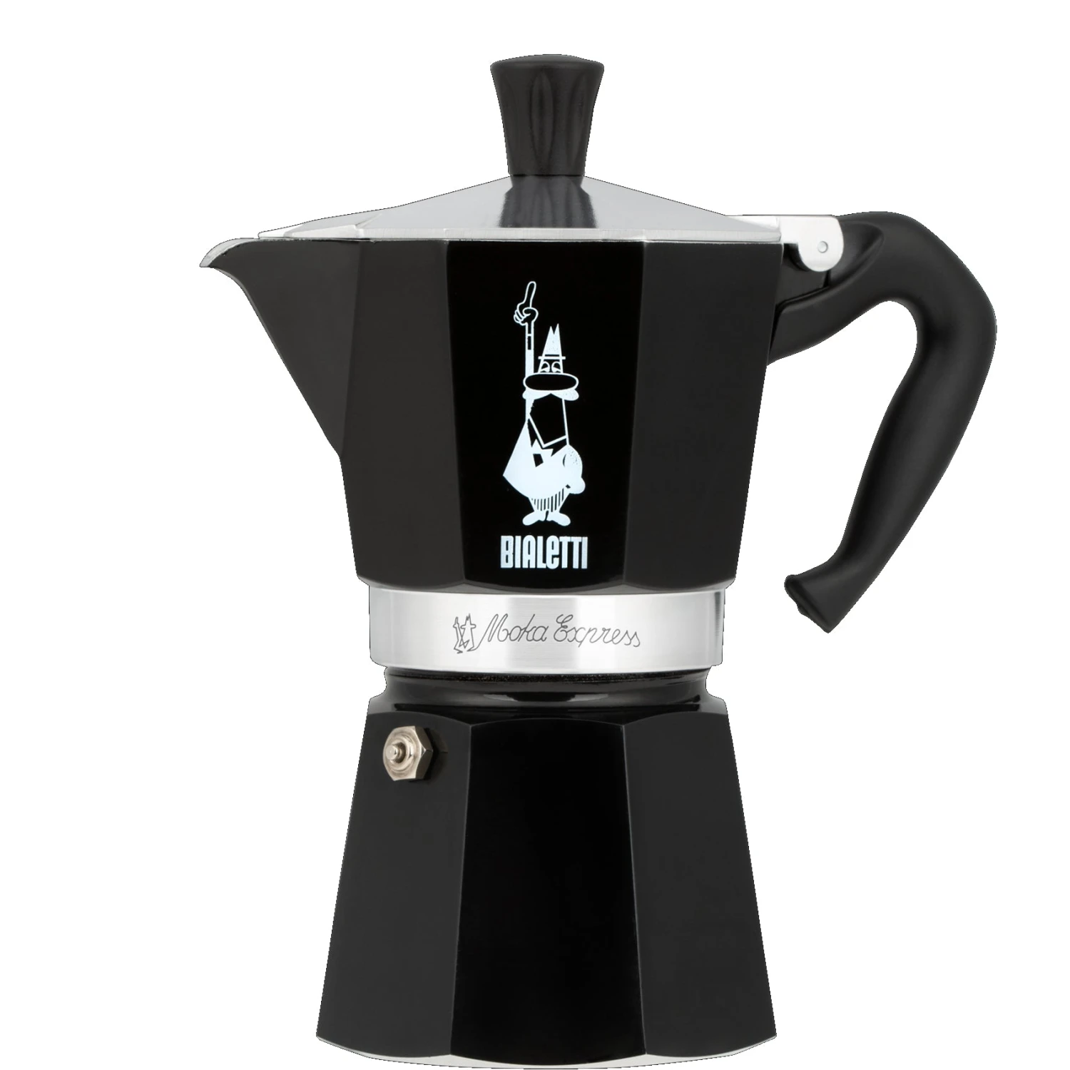 Bialetti Moka Express Nera 6-Cup Moka Pot 1 Bialetti Moka Express Nera 6-Cup Moka Pot