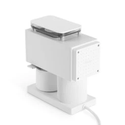 Fellow Ode Brew Grinder - Matte White -Coffee Discount Store OdeWhite Detail RearView