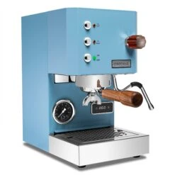 Profitec GO Espresso Machine - Blue With Walnut